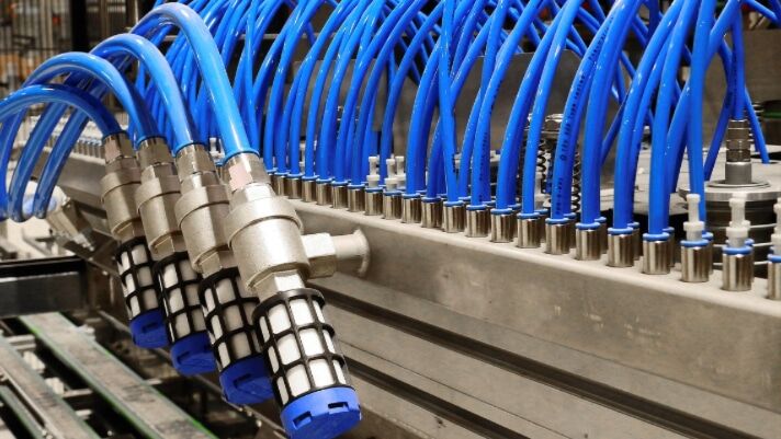 compressed air piping layout