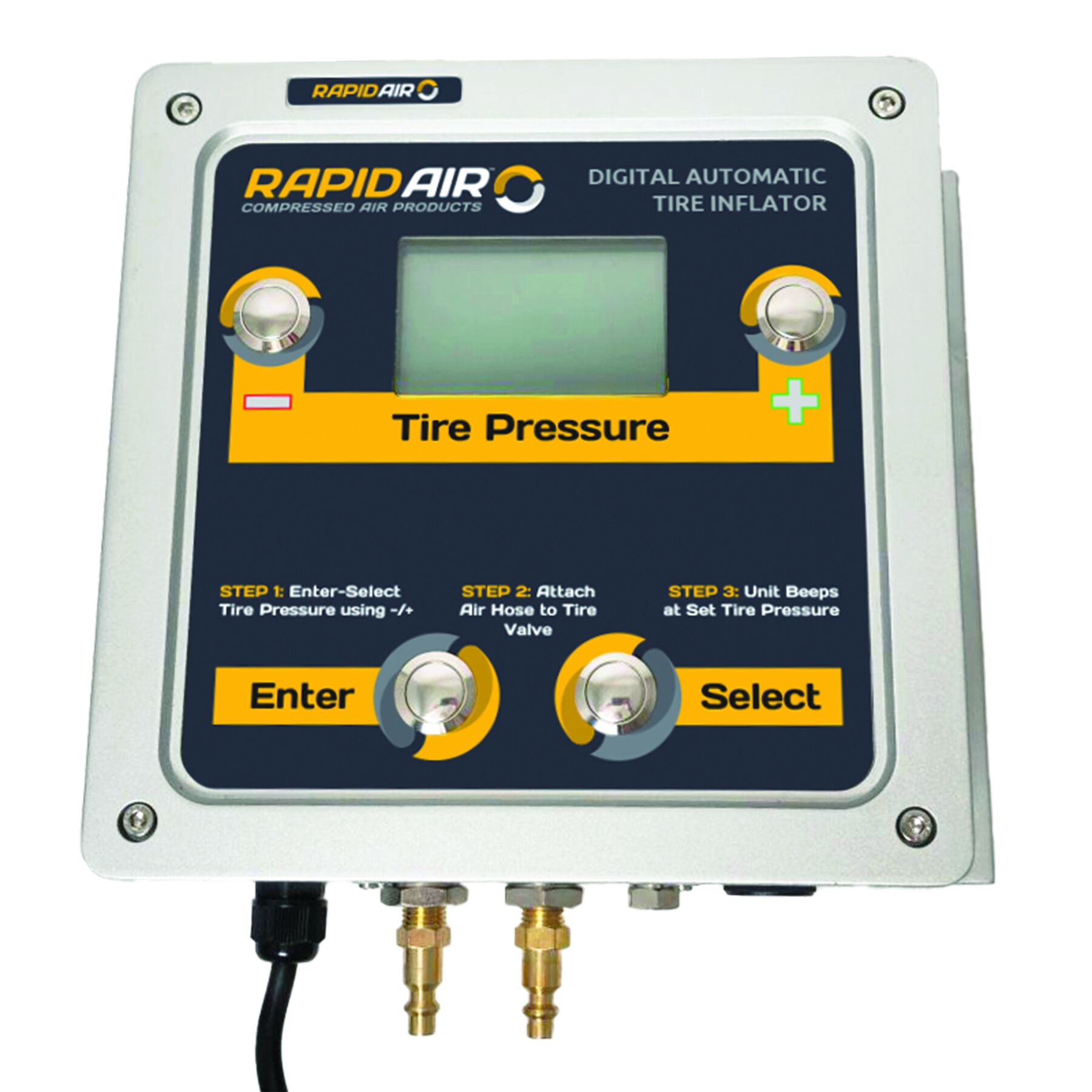 Wall Mount Tire Inflator - Single Preset