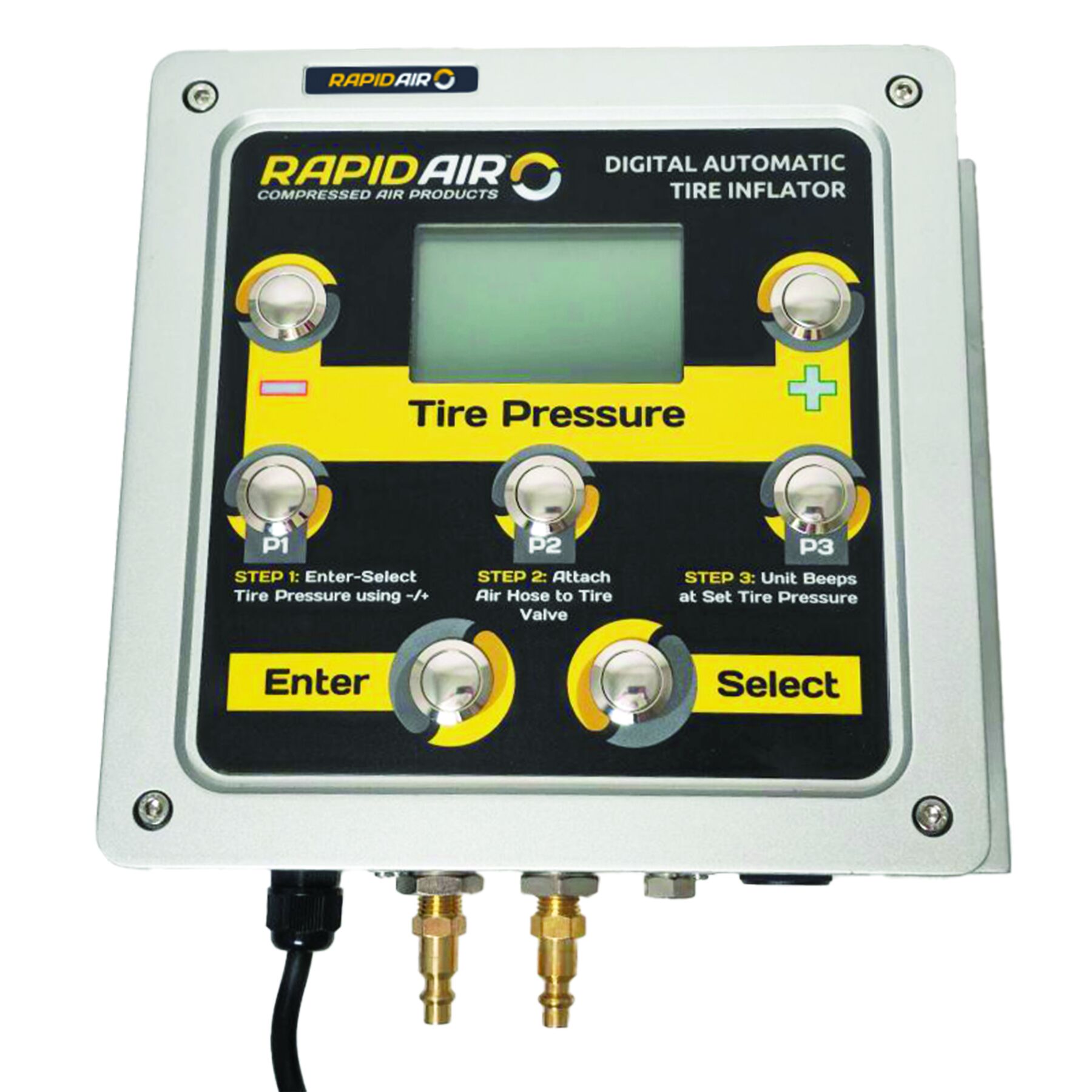 Wall Mount Tire Inflator - Three Preset